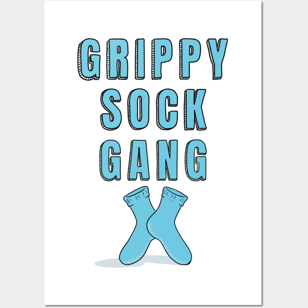 Grippy Sock Gang Wall Art by LuckyJenneh